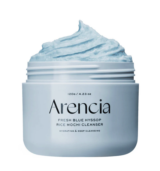 Arencia Fresh Blue Hyssop Rice Mochi Cleanser