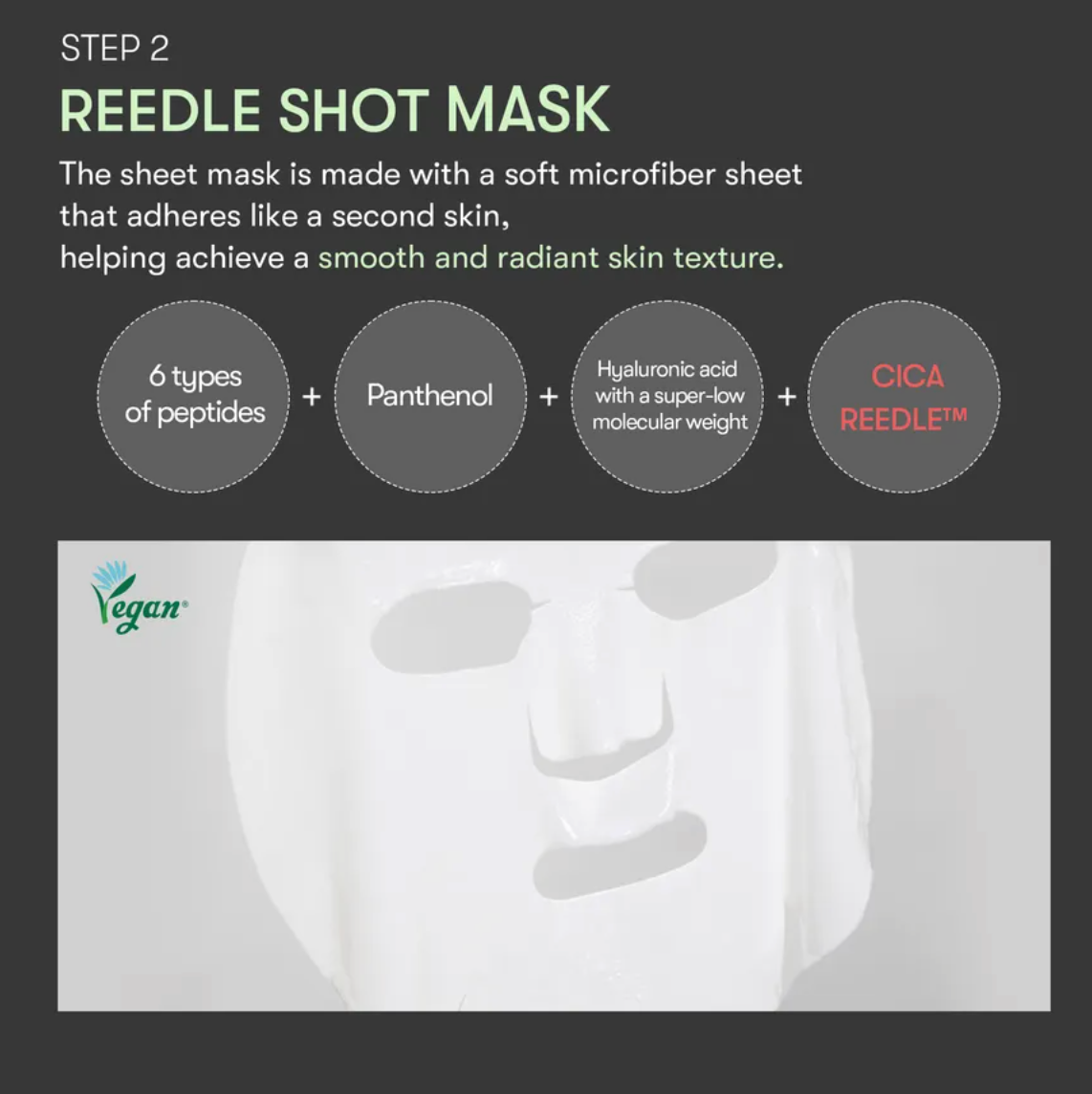 VT Cosmetics Reedle Shot All In One 3 Step Mask