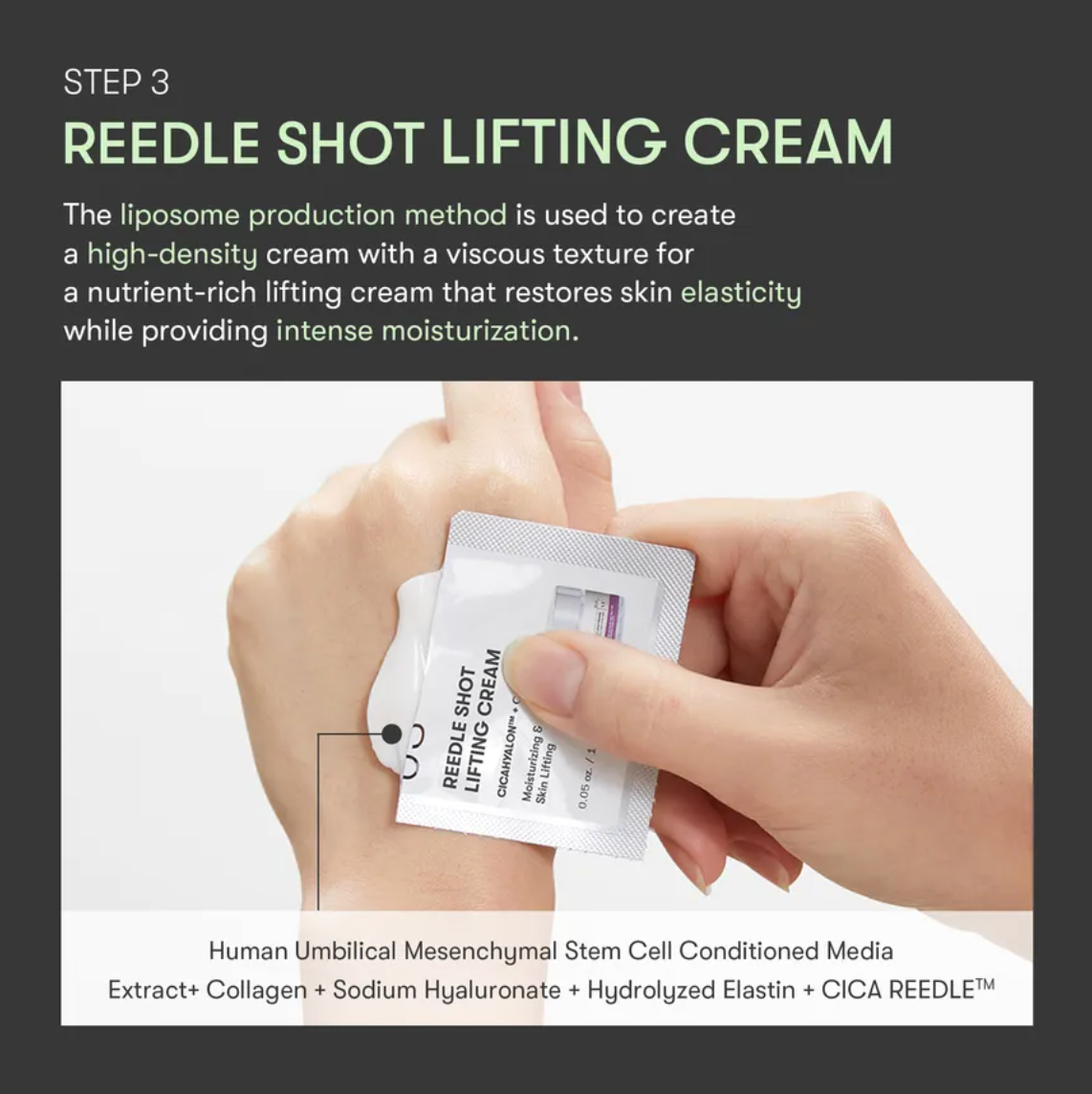 VT Cosmetics Reedle Shot All In One 3 Step Mask